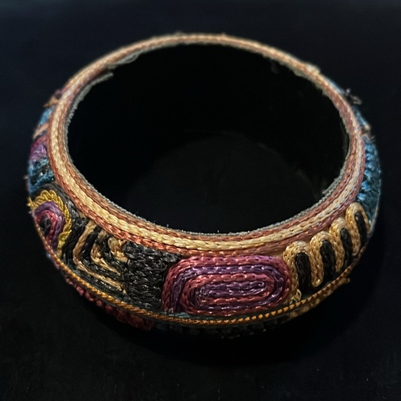 Pink, Blue, Yellow, & Black Bracelet - Picture 7 of 17